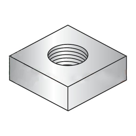 Newport Fasteners 1/4-20 Square Machine Screw Nuts/18-8 Stainless Steel , 1500PK 543512